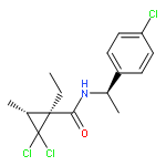 Cyclopropanecarboxamide,2,2-dichloro-N-[(1R)-1-(4-chlorophenyl)ethyl]-1-ethyl-3-methyl-, (1S,3R)-