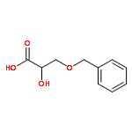 2-hydroxy-3-phenylmethoxypropanoic Acid