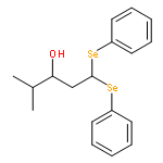 3-Pentanol, 4-methyl-1,1-bis(phenylseleno)-