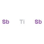 Antimony, compd. with titanium (2:1)