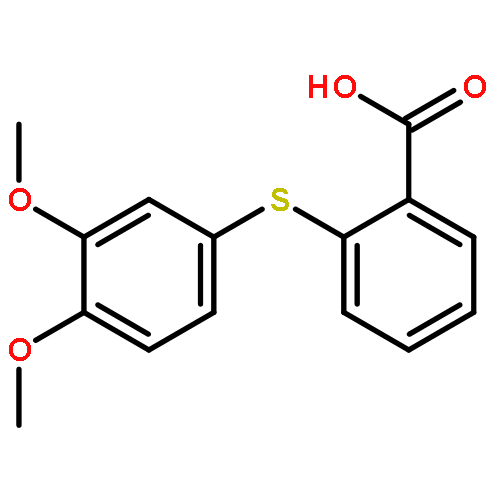 Benzoic acid, 2-[(3,4-dimethoxyphenyl)thio]-