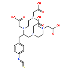 1,4,7,10-Tetraazacyclododecane-1,4,7,10-tetraaceticacid, 2-[(4-isothiocyanatophenyl)methyl]-