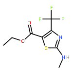 Ethyl 2-(methylamino)-4-(trifluoromethyl)-1,3-thiazole-5-carboxylate