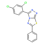 3-(2,4-dichlorophenyl)-6-phenyl-[1,2,4]triazolo[3,4-b][1,3,4]thiadiazole