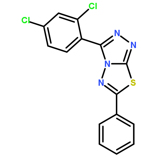 3-(2,4-dichlorophenyl)-6-phenyl-[1,2,4]triazolo[3,4-b][1,3,4]thiadiazole