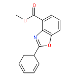 4-Benzoxazolecarboxylic acid, 2-phenyl-, methyl ester