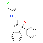 Benzeneacetic acid, a-hydroxy-a-phenyl-,2-(2-chloroacetyl)hydrazide