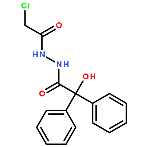 Benzeneacetic acid, a-hydroxy-a-phenyl-,2-(2-chloroacetyl)hydrazide