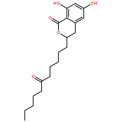 (3R)-6,8-dihydroxy-3-(6-oxoundecyl)-3,4-dihydroisocoumarin