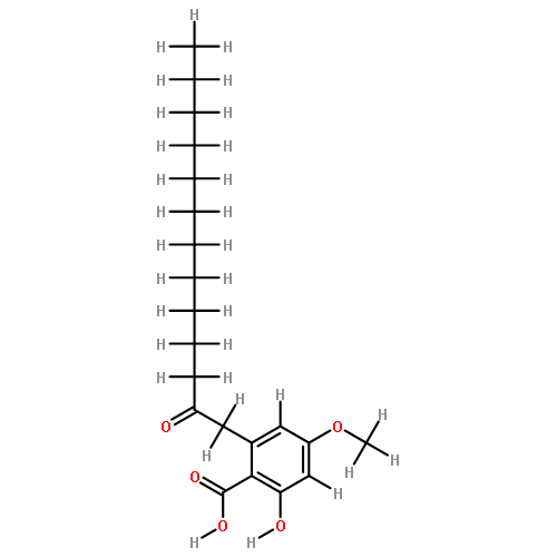 4-Me ether-2,4-Dihydroxy-6-(2-oxotridecyl)benzoic acid