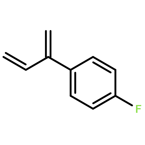 Benzene, 1-fluoro-4-(1-methylene-2-propenyl)- (9CI)