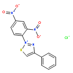 1,2,3-Thiadiazolium, 2-(2,4-dinitrophenyl)-4-phenyl-, chloride