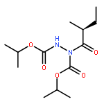 dipropan-2-yl 1-[(2S)-2-methylbutanoyl]hydrazine-1,2-dicarboxylate