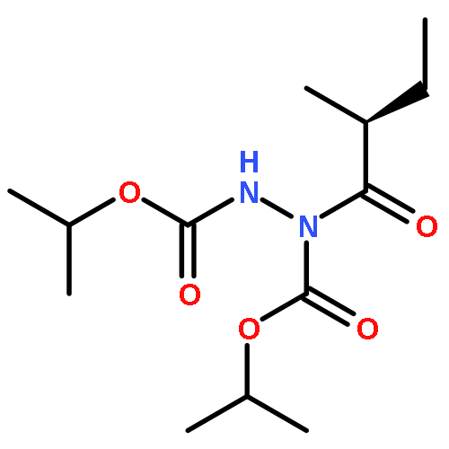 dipropan-2-yl 1-[(2S)-2-methylbutanoyl]hydrazine-1,2-dicarboxylate