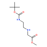 Glycine, N-[2-[[(1,1-dimethylethoxy)carbonyl]amino]ethyl]-, methyl ester