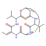 (1s,4s,7z,10s,16e,21r)-7-ethylidene-4,21-di(propan-2-yl)-2-oxa-12,13-dithia-5,8,20,23-tetrazabicyclo[8.7.6]tricos-16-ene-3,6,9,19,22-pentone