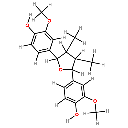 7alpha,7'alpha,8beta,8'beta-4,4'-dihydroxy-3,3'-dimethoxy-7,4'-epoxylignane