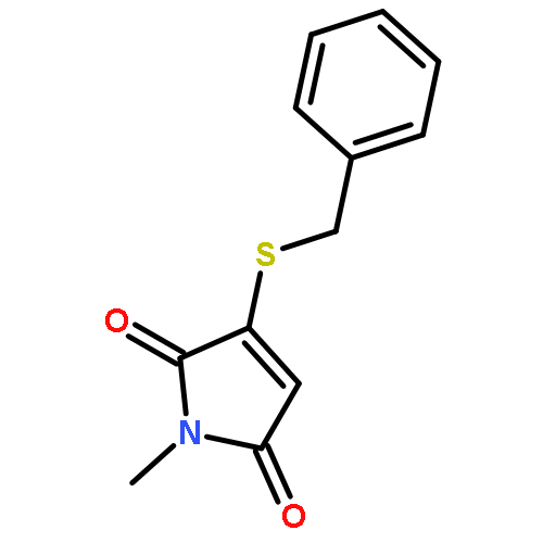 1H-Pyrrole-2,5-dione, 1-methyl-3-[(phenylmethyl)thio]-