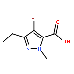 4-Bromo-3-ethyl-1-methyl-1H-pyrazole-5-carboxylic acid