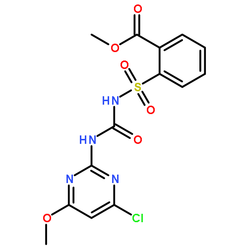 Methyl 2-(N-((4-chloro-6-methoxypyrimidin-2-yl)carbamoyl)sulfamoyl)benzoate