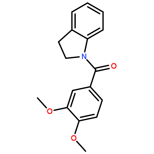 1H-Indole, 1-(3,4-dimethoxybenzoyl)-2,3-dihydro-