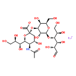 SODIUM;(2S,4S,5R,6R)-5-ACETAMIDO-2-[(2R,3S,4S,5R,6S)-3,5-DIHYDROXY-2-(HYDROXYMETHYL)-6-[(2R,3R,4R,5R)-1,2,4,5-TETRAHYDROXY-6-OXOHEXAN-3-YL]OXYOXAN-4-YL]OXY-4-HYDROXY-6-[(1R,2R)-1,2,3-TRIHYDROXYPROPYL]OXANE-2-CARBOXYLATE