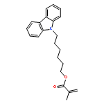 2-Propenoic acid, 2-methyl-, 6-(9H-carbazol-9-yl)hexyl ester