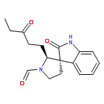 Spiro[3H-indole-3,3'-pyrrolidine]-1'-carboxaldehyde,1,2-dihydro-2-oxo-2'-(3-oxopentyl)-, (2'S,3S)-