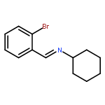 Cyclohexanamine, N-[(2-bromophenyl)methylene]-