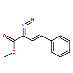 3-Butenoic acid, 2-diazo-4-phenyl-, methyl ester