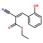 2-Propenoic acid, 2-cyano-3-(2-hydroxyphenyl)-, ethyl ester, (2E)-