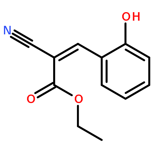 2-Propenoic acid, 2-cyano-3-(2-hydroxyphenyl)-, ethyl ester, (2E)-