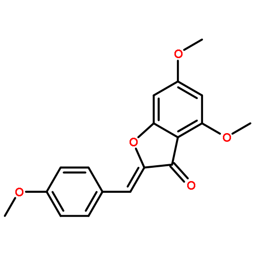 3(2H)-Benzofuranone, 4,6-dimethoxy-2-[(4-methoxyphenyl)methylene]-,(2Z)-