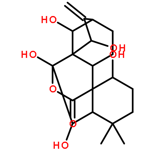 Kaur-16-en-20-oic acid,1,6,7,7,14,15-hexahydroxy-, 20,7-lactone, (1a,6b,7a,14R,15b)- (9CI)