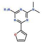 1,3,5-Triazine-2,4-diamine, 6-(2-furanyl)-N,N-dimethyl-