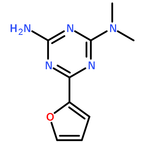 1,3,5-Triazine-2,4-diamine, 6-(2-furanyl)-N,N-dimethyl-