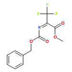 Propanoic acid, 3,3,3-trifluoro-2-[[(phenylmethoxy)carbonyl]imino]-,methyl ester