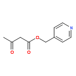 Butanoic acid, 3-oxo-, 4-pyridinylmethyl ester