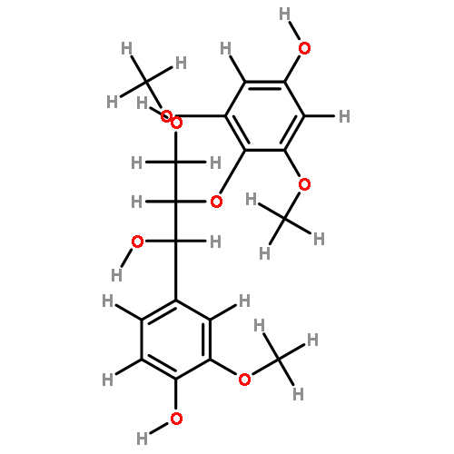 (+)-(7S,8S)-1',4-dihydroxy-3,3',5'-trimethoxy-7',8',9'-trinor-8,4'-oxyneolignan-7,9-diol