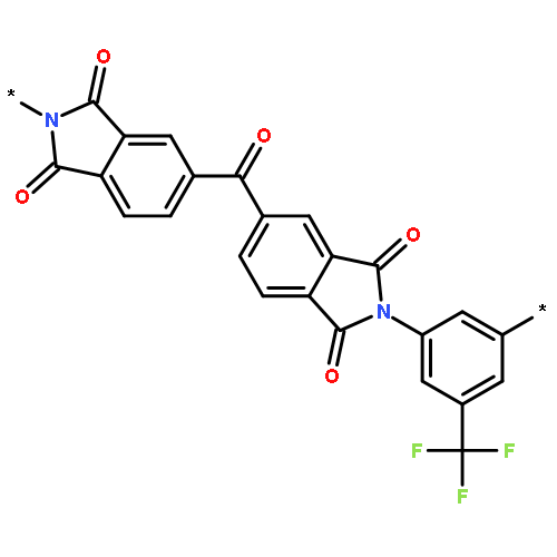 Poly[(1,3-dihydro-1,3-dioxo-2H-isoindole-2,5-diyl)carbonyl(1,3-dihydro-
1,3-dioxo-2H-isoindole-5,2-diyl)[5-(trifluoromethyl)-1,3-phenylene]]