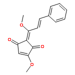 4-Cyclopentene-1,3-dione,4-methoxy-2-[(2E)-1-methoxy-3-phenyl-2-propenylidene]-, (2Z)-