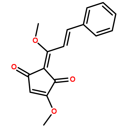 4-Cyclopentene-1,3-dione,4-methoxy-2-[(2E)-1-methoxy-3-phenyl-2-propenylidene]-, (2Z)-