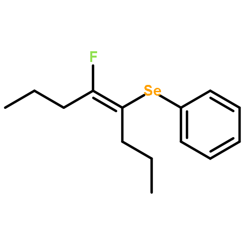 Benzene, [[(1E)-2-fluoro-1-propyl-1-pentenyl]seleno]-