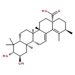 Ursa-12,18-dien-28-oicacid, 2,3-dihydroxy-, (2a,3b)-