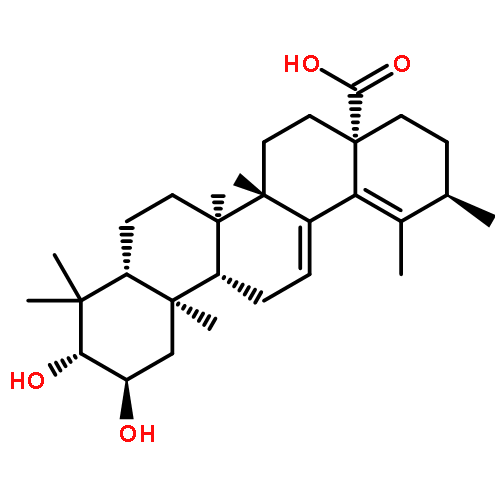 Ursa-12,18-dien-28-oicacid, 2,3-dihydroxy-, (2a,3b)-