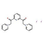 Pyridinium, 1,1'-[2,6-pyridinediylbis(2-oxo-2,1-ethanediyl)]bis-, diiodide