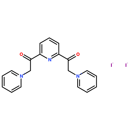 Pyridinium, 1,1'-[2,6-pyridinediylbis(2-oxo-2,1-ethanediyl)]bis-, diiodide