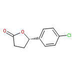 2(3H)-Furanone, 5-(4-chlorophenyl)dihydro-, (5S)-