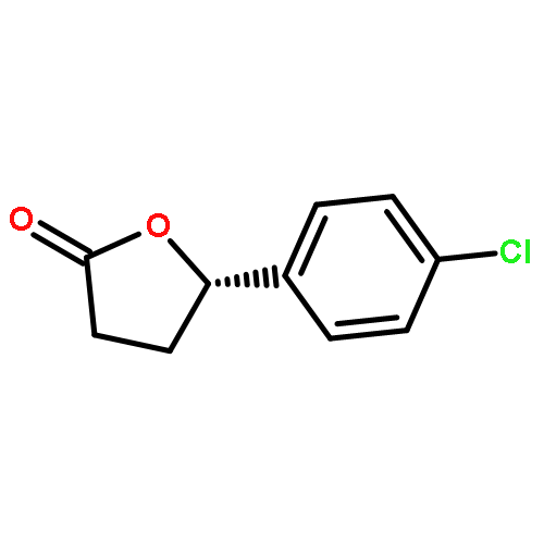 2(3H)-Furanone, 5-(4-chlorophenyl)dihydro-, (5S)-