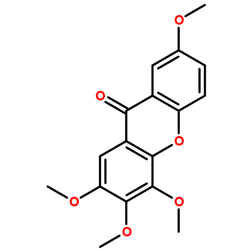 9H-Xanthen-9-one, 2,3,4,7-tetramethoxy-